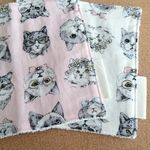 【sale】Wガーゼ×タオルミニハンカチ  15×15 ２枚セット