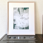 雲に隠れた太陽 monochrome A4判 アートポスター 