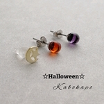 【4㎜】10月限定＊ガラスの一粒ピアス(clear)