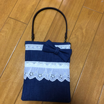 ① ポケット付き 消臭マナーポーチ ブルー