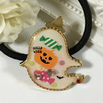 651)〈再販4〉🎃ハロウィン🎃カラフルおばけヘアゴム 