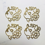 新作◎猫のレジン枠4点セット