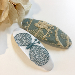 大人も可愛い✦ฺ ミナペルホネン chouchoと刺繍 のパッチンピン 2点セット キッズ&ベビー⑅◡̈*プレゼントにも✦ฺ
