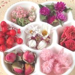 【小さな封入セットA】イモーテル・ライスフラワー・ミニバラの蕾他