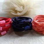 キッズ　ヘアゴム　丸形　3色30個セット　R74