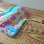 🌳Hinoa88 Liberty 8重ガーゼハンカチ タオル 6重ガーゼ×Liberty　自分だけの一枚　botanical/dotto/pink/turquoise