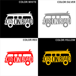 バス　KIDS ON BOARD ステッカー 車　