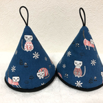 ☆ 【送料無料】ノルディックキャット 猫ちゃんの三角鍋つかみ ストウブ♥ルクルーゼ