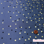 USAコットン moda Ombre Confetti Metallic インディゴ 生地 布 ドット