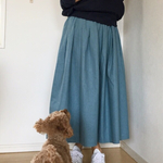 atsukosさま専用ページ  ブルーグレーのロングスカート