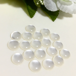 再販✨◆送料無料◆ 12個 キャッツアイ樹脂カボション 