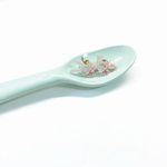 ＊flowerリボンうさぎピアス