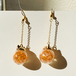 金木犀のネコピアス