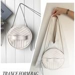 SALE! 革のサークル型トランスフォームバッグ♡トートバッグ