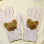 クマさんのブローチ【モカ】