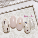 2ドライフラワーネイル♡色変更無料！