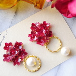 ✿ 特別なお花の贈り物 ピアス ✿  