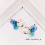 シフォンバタフライ ピアス