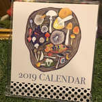 2019 きのこ 卓上カレンダー