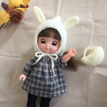 メルちゃん レミンソラン   うさ耳のピクシーハット＆マルシェバッグセット