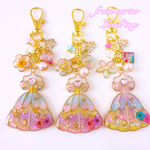 ふんわり パステル ドレス キーチャーム A