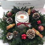 クリスマス キャンドルリース