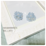 紫陽花ピアス