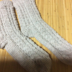手編み靴下