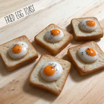 ぷるぷる目玉焼きトースト🥚