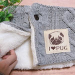 [grey] I♡pug ネックウォーマー
