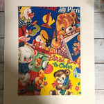 デザインペーパー♡A4サイズ   レトロアニマル柄♡10枚セット     158