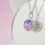 明けの明星/明けの星空：リバーシブルペンダント【受注製作】