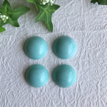 【SALE】ドイツヴィンテージ  ラウンド型アクリルカボション ライトグリーンマーブル 4個セット