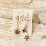 もみじのピアス（イヤリング）★落ち葉