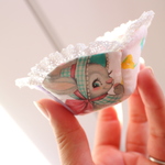 hana*レトロアニマルパッチワークのminimini小物入れ★バニーちゃん