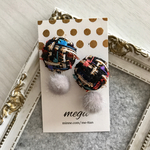 オーダーページ✱ツイードカボション✱秋冬ピアス