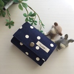 Petit  Bonheurさま専用 ネイビードット カードケース