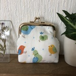可愛い小鳥のがま口財布👛