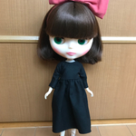 【3s2s様専用】ブライス  黒ワンピース、ヘアバンドセット