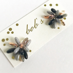 【再販】ライスドロップピアス／イヤリング マルチカラー アロハ
