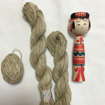 手染めこぎん糸 紫陽花 太糸