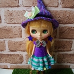 よしえ屋376[パープルウィッチ４点セット]ブライス アウトフィット Blythe