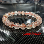 ライモナイトインクォーツ天然石ブレスレット