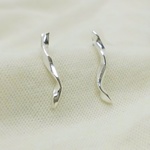 Wave ピアス（シルバー）