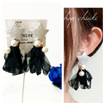 星×blackタッセル イヤリング 