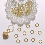 *⋆20個★12mm★ゴールド★リング★丸