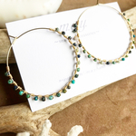 クリソコラのモロッカン フープピアス💎