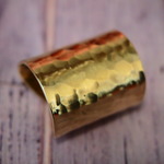 シンプルBrass(真鍮)リング【超幅広】