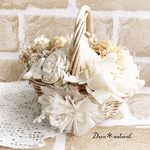 木の実たっぷりnaturalかごアレンジ＊