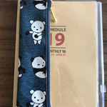 パンダ手帳ペンケース🐼